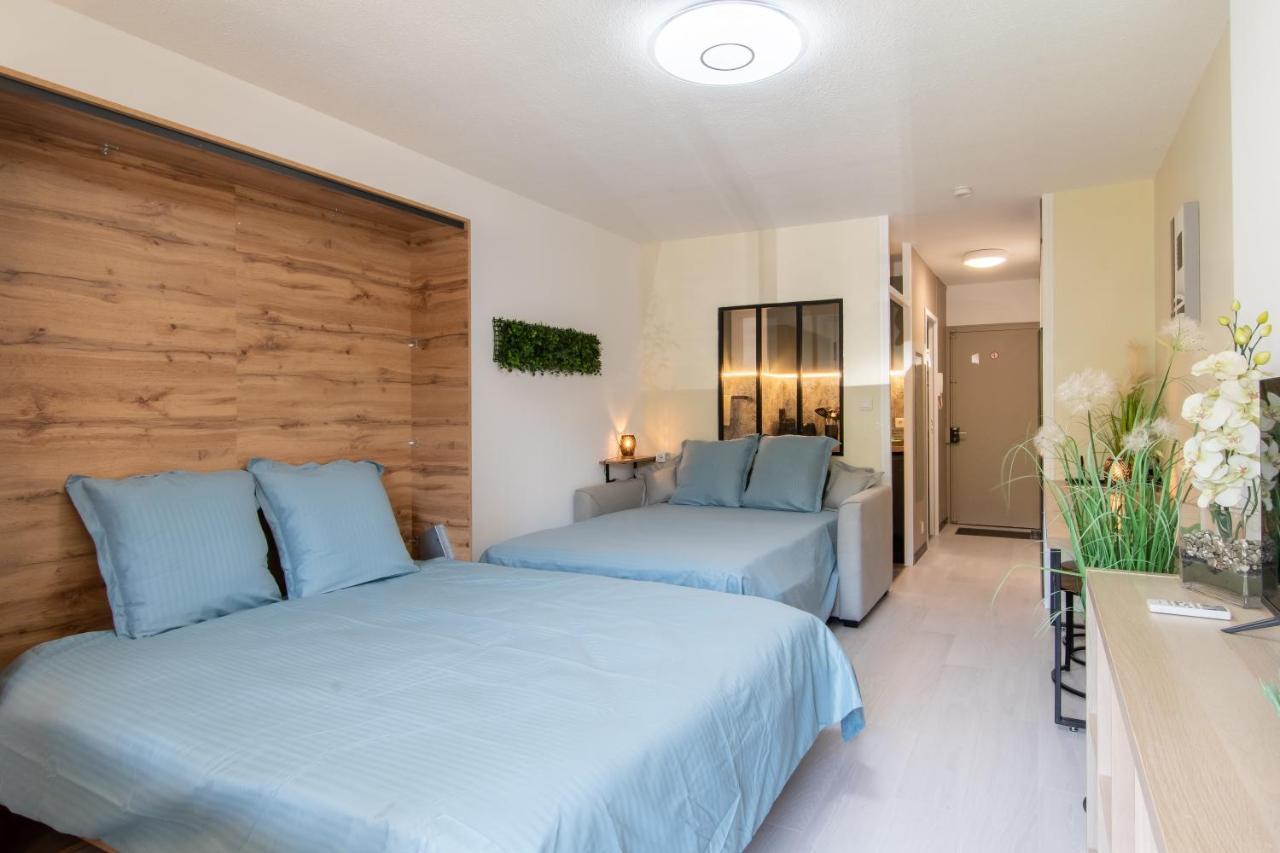 Les Flamants Roses - Studio Avec Balcon Apartman Nîmes Kültér fotó